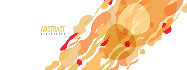 Trendy liquid style shapes abstract design, dynamic vector background for placards, brochures, posters, web landing pages, covers or banners