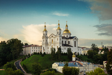 Fototapeta na wymiar Holy Assumption Cathedral in Vitebsk