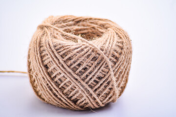 ball of thread on a dark background