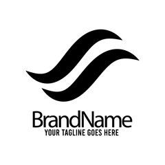 Stock Logo Design Vector. Line art logo icon.