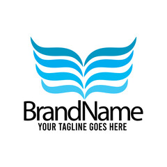 Stock Logo Design Vector. Line art logo icon.