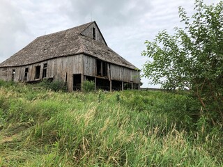 old abandoned barn