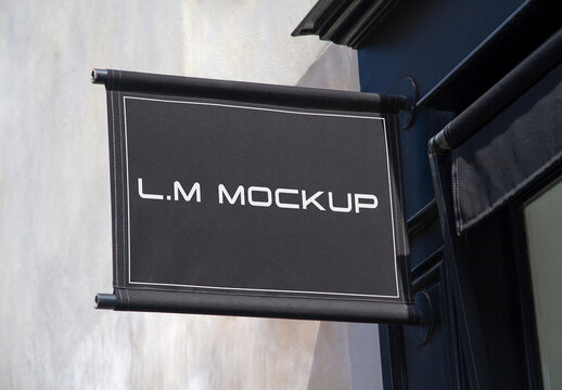 Kakemono Storefront Mockup