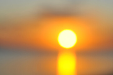 sol con efecto de desenfoque