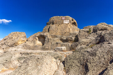 Fototapeta premium ruins of the old fortress in greece