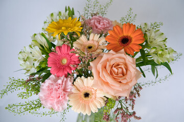 Colorful and beautiful flower bouquet