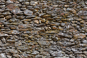 Architecture textures, detailed rusty and rustic, old wall masonry schist