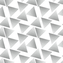 Seamless pattern with speed lines.Triangles
 unusual poster Design .repeating , diagonal, slanting, oblique Black Vector stripes .Geometric shape. Endless texture