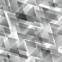 Seamless pattern with speed lines.Triangles
 unusual poster Design .repeating , diagonal, slanting, oblique Black Vector stripes .Geometric shape. Endless texture