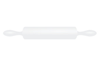 White rolling pin. vector illustration
