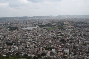 View from the top of the Nahargarh Fort
