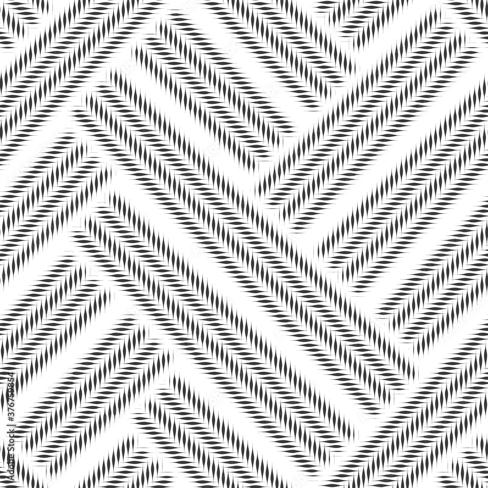 Aufkleber abstract seamless pattern. active movement of geometric shapes.