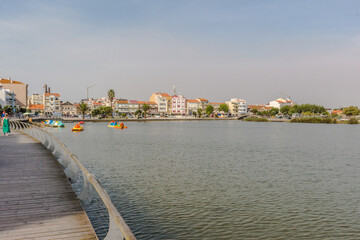 Fototapeta na wymiar Panorama of Mira city in Portugal
