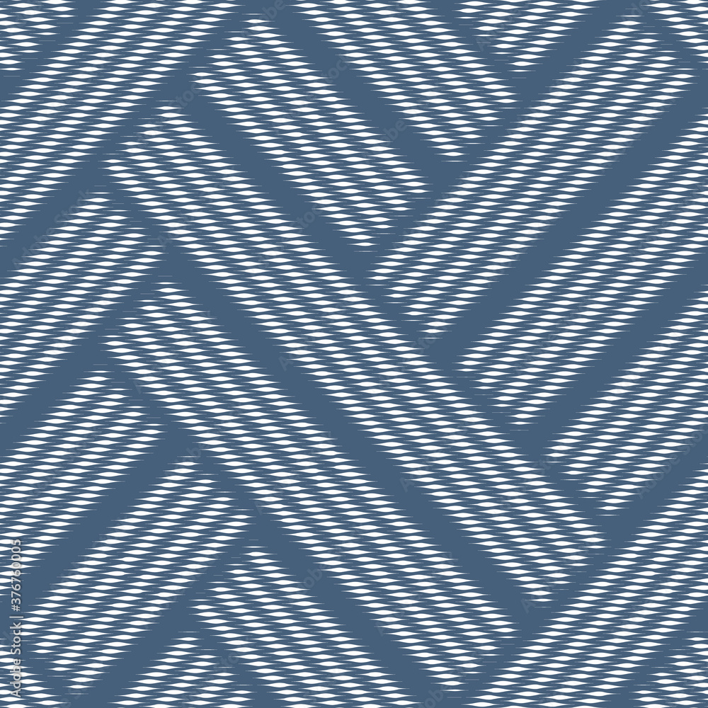 Poster abstract seamless geometric pattern. imitation of the texture of the thread and knitted fabric.
