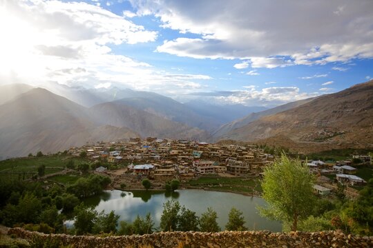 Nako village, Himalayas, Himachal Pradesh, India