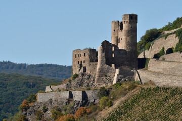 burgruine ehrenfels bei r&uuml;desheim am rhein