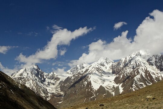 Kun Zum pass, Tandi, Himachal Pradesh, India, Asia