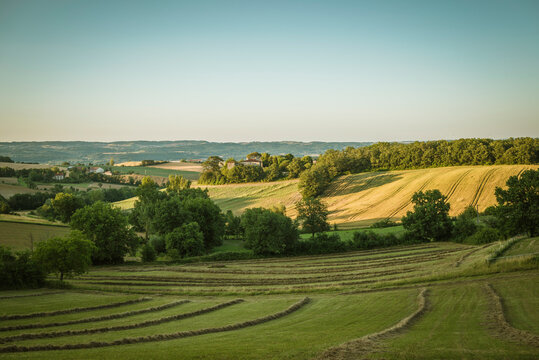 Landscape view, Prades, Midi Pyrenees, France