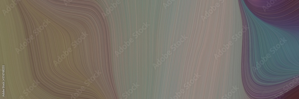 Aufkleber abstract moving header design with old lavender, dark slate gray and old mauve colors. fluid curved lines with dynamic flowing waves and curves for poster or canvas