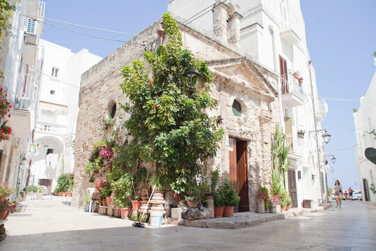 Traditional building, Monopoli, Puglia, Italy