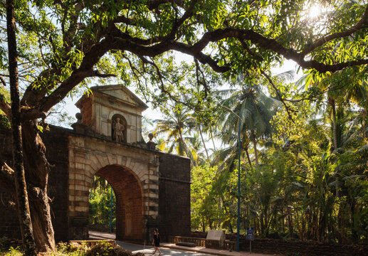 Viceroys Arch, Old Goa, Goa, India