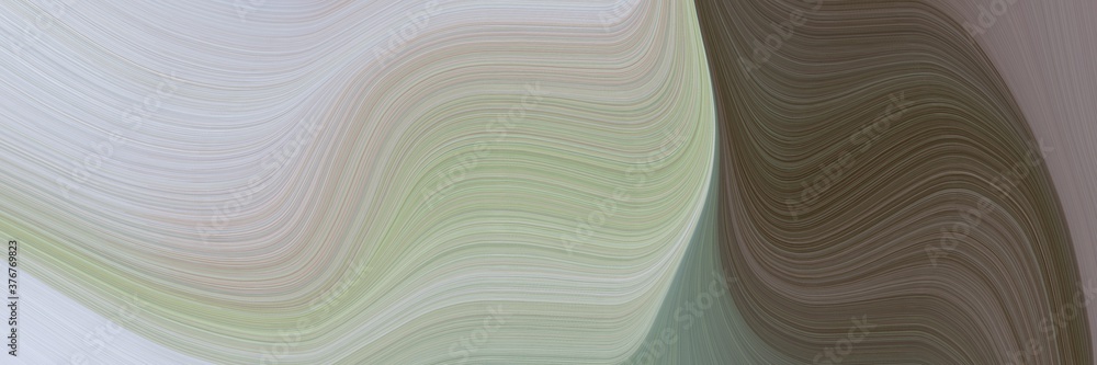 Aufkleber abstract colorful banner design with ash gray, old mauve and dim gray colors. fluid curved lines with dynamic flowing waves and curves for poster or canvas