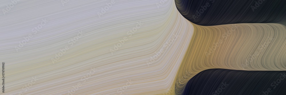 Aufkleber abstract surreal designed horizontal header with dark gray, very dark blue and pastel brown colors. 