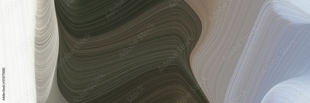 Fototapete abstract dynamic designed horizontal header with dark slate gray, lavender and light slate gray colo