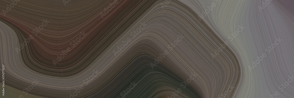 Poster abstract artistic header with old mauve, gray gray and old lavender colors. fluid curved flowing wav