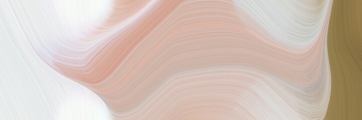 abstract flowing header with pastel gray, silver and pastel brown colors. fluid curved lines with dynamic flowing waves and curves for poster or canvas
