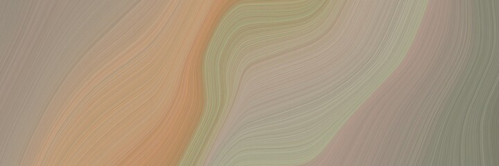abstract flowing header with rosy brown, gray gray and tan colors. fluid curved lines with dynamic flowing waves and curves for poster or canvas