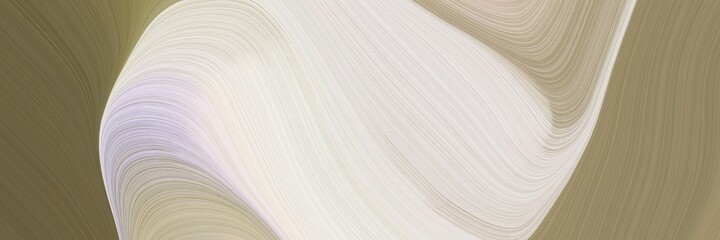 Fototapeta premium abstract surreal header design with pastel brown, light gray and rosy brown colors. fluid curved lines with dynamic flowing waves and curves for poster or canvas
