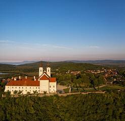 Fototapeta na wymiar Famous Tihany Abbey at lake Balaton, Hungary