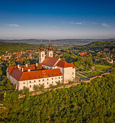 Famous Tihany Abbey at lake Balaton, Hungary