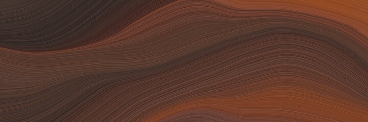 abstract decorative header design with old mauve, brown and very dark pink colors. fluid curved flowing waves and curves for poster or canvas