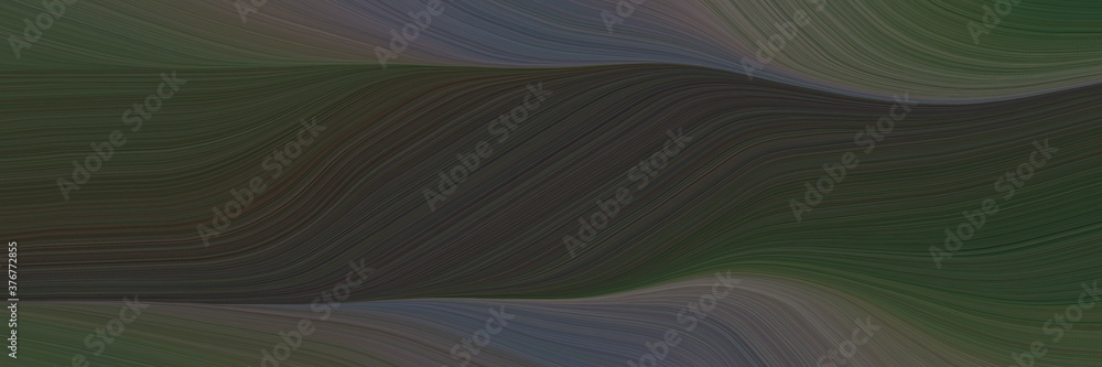 Poster abstract modern header design with dark slate gray, dim gray and dark olive green colors. fluid curv