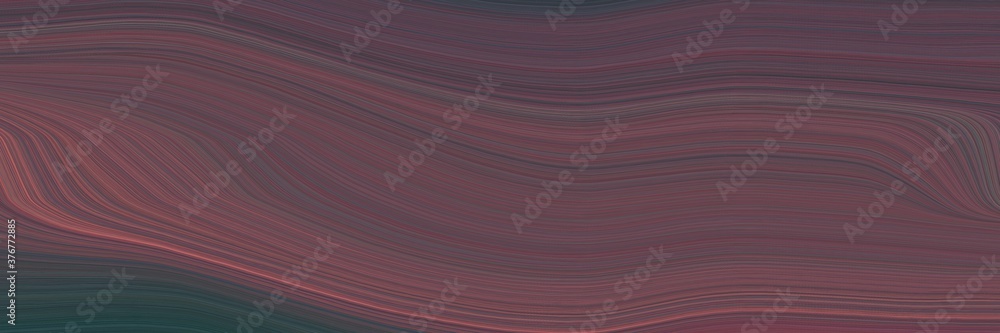 Leinwandbilder abstract colorful header design with old mauve, dark slate gray and pastel brown colors. fluid curve