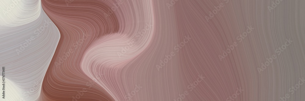 Leinwandbilder abstract moving header design with gray gray, pastel gray and ash gray colors. fluid curved lines wi