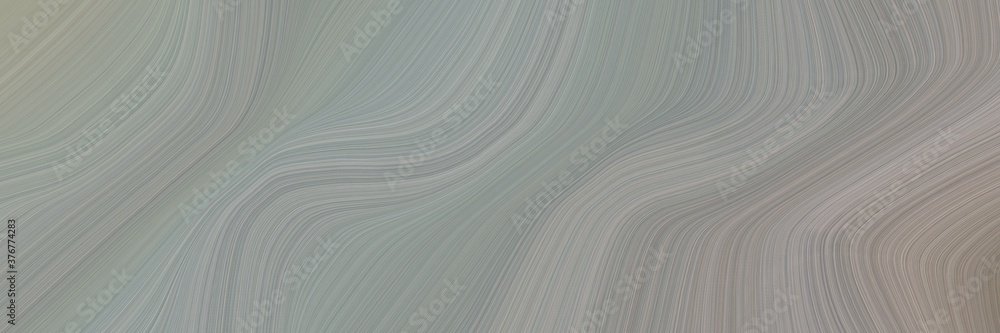Fototapete abstract artistic horizontal header with light slate gray, dark gray and old lavender colors. fluid 