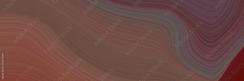 Poster abstract moving header with old mauve, dark red and pastel brown colors. fluid curved lines with dyn
