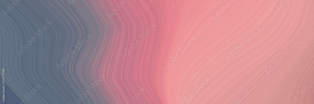 Poster abstract surreal header design with dark salmon, dim gray and gray gray colors. fluid curved flowing