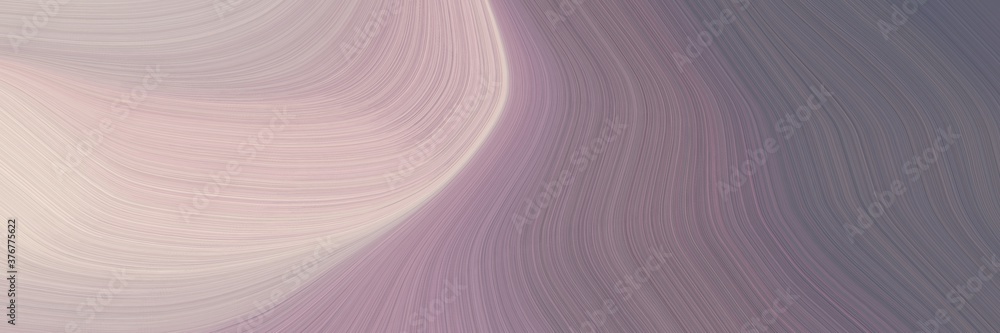 Aufkleber abstract decorative header design with silver, dim gray and old lavender colors. fluid curved flowin