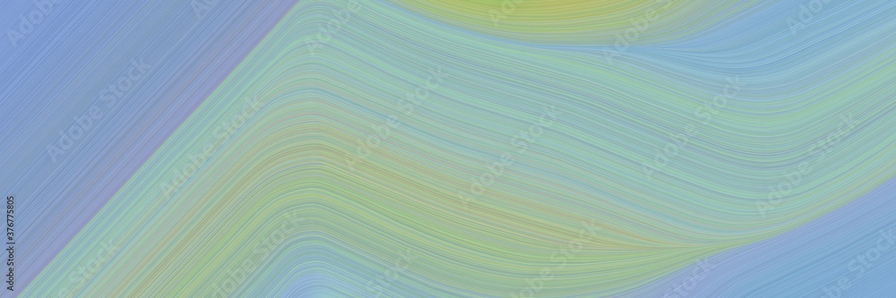 Poster abstract decorative banner design with dark gray, dark sea green and ash gray colors. fluid curved f