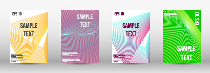 Geometric template with lines 