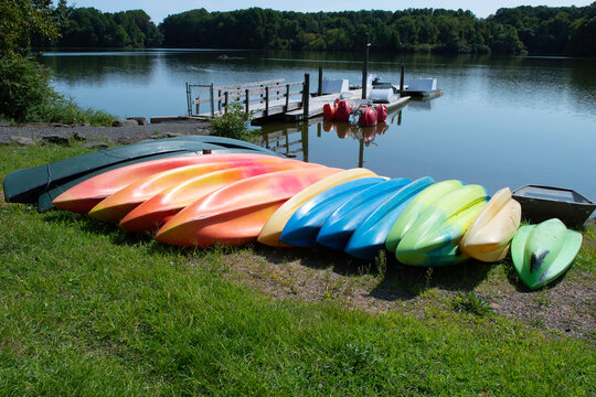 kayak vibrant summer picture