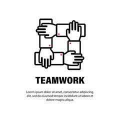 Teamwork icon. Partnership. Sport competition. Business concept. Vector on isolated white background. EPS 10