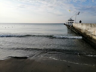pier on the beach