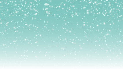 Illustration of snow background on blue