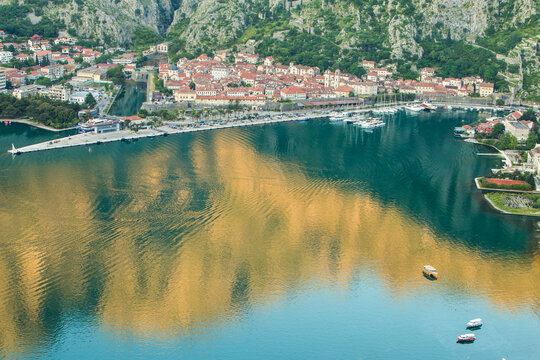 Kotor Coastal Town In Montenegro