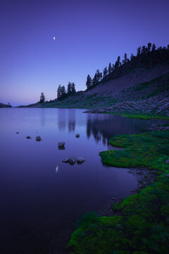 Scenic view of Lake Ann